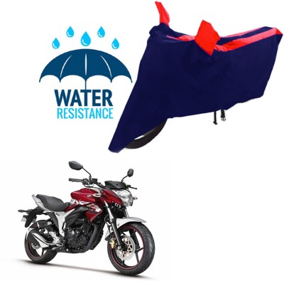 RONISH Waterproof Two Wheeler Cover for Suzuki(Black, Red)