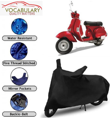 MEGA MARTZZ Two Wheeler Cover for LML(Star Euro 200, Black)