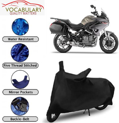 MEGA MARTZZ Waterproof Two Wheeler Cover for Benelli(TNT 600 GT, Black)