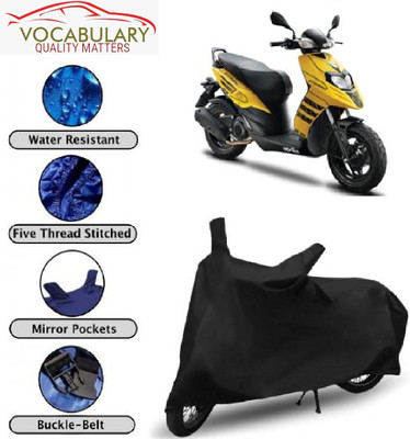 Astips Two Wheeler Cover for Aprilia(Storm 125, Black)