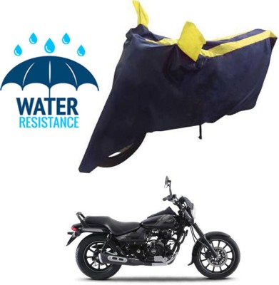 RONISH Waterproof Two Wheeler Cover for Bajaj(Avenger Street 160, Black, Yellow)