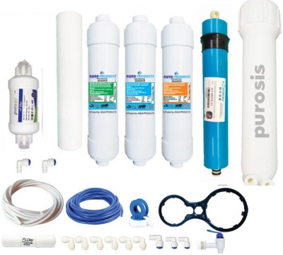 BAREEZÉ PURE RO SERVICE KIT PREMIUM QUALITY ( RO Replacement Service kit) ( Complete RO Service kit )( ro water filter kit) (ro membrane) ( Ro Service Inline Filter set) (ro kit)( RO Service kit of membrane & filter for all types of ro models ) (One year full ro service kit with UF ) (complete Ro pu