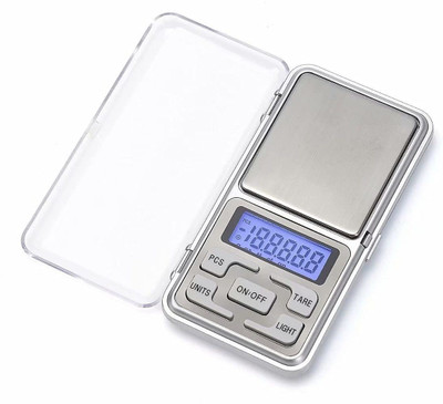 ACU-CHECK Mini Digital Scale High Accuracy Backlight Electric Mini Pocket Scale Jewellery Weighing Scale(White)