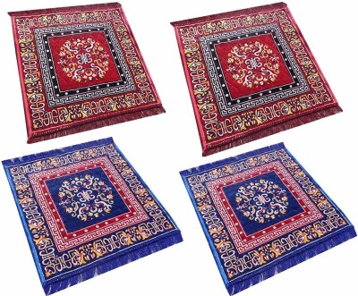 HARI SHANKAR TRADING COMPANY POOJA MAT Altar Cloth(Pack of 4)