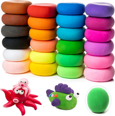 Little's Cry Air Dry Clay For Kids DIY Ultra Light Modeling Bouncing Clay Kids 12 Different Color Clay Creative Art For Children (Art Clay Pack of 36pc)