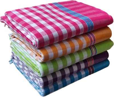 kakumanu Cotton 800 GSM Bath Towel Set(Pack of 5)