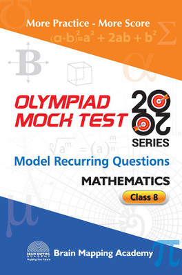 OLYMPIAD MOCK TEST 20-20 CLASS 8-MATHS(Paperback, Brain Mapping Academy)