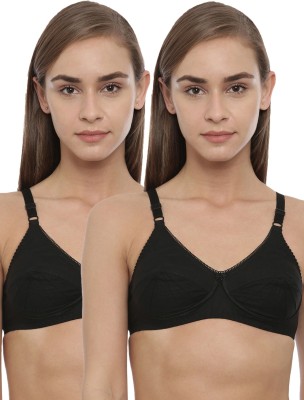 Blossom Women Full Coverage Non Padded Bra(Black)