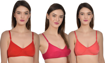 Aimly Women T-Shirt Lightly Padded Bra(Multicolor)