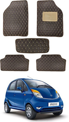RKPSP Leatherite 5D Mat For  Tata Nano(Brown)