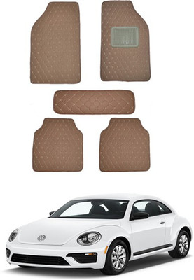 MATIES Leatherite Standard Mat For  Universal For Car(Brown)