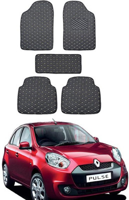 MATIES Leatherite Standard Mat For  Universal For Car(Black)