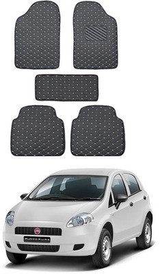 RKPSP Leatherite 5D Mat For  Fiat Punto(Black)