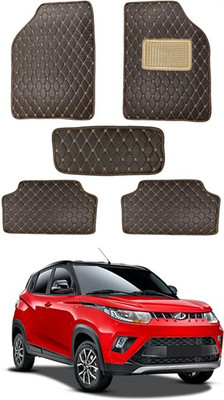 RKPSP Leatherite 5D Mat For  Mahindra Universal For Car(Brown)