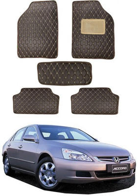 MATIES Leatherite Standard Mat For  Universal For Car(Brown)