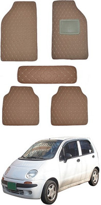 AYW Leatherite 5D Mat For  Daewoo Matiz(Brown)