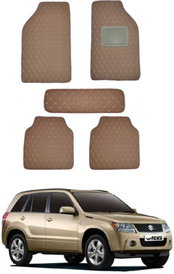 MATIES Leatherite Standard Mat For  Universal For Car(Brown)
