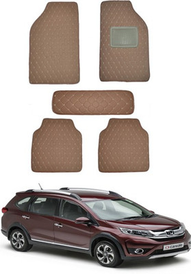 MATIES Leatherite Standard Mat For  Universal For Car(Brown)
