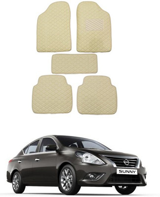 MATIES Leatherite Standard Mat For  Universal For Car(Beige)