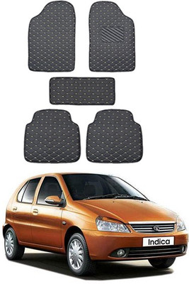 RKPSP Leatherite 5D Mat For  Tata Indica(Black)