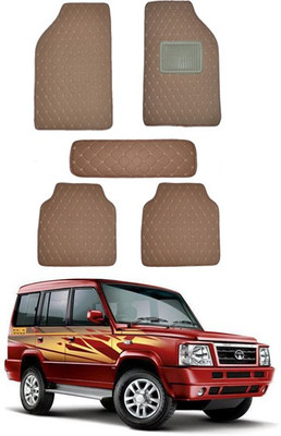 AYW Leatherite 5D Mat For  Tata Sumo(Brown)