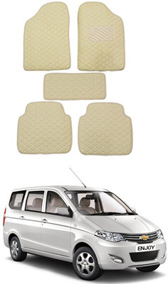 RKPSP Leatherite 5D Mat For  Chevrolet Enjoy(Beige)