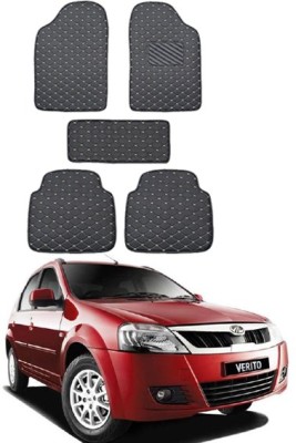 RKPSP Leatherite 5D Mat For  Mahindra Verito(Black)