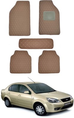 RKPSP Leatherite 5D Mat For  Ford Fiesta(Brown)