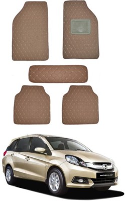 MATIES Leatherite Standard Mat For  Universal For Car(Brown)