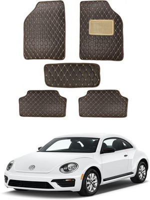 MATIES Leatherite Standard Mat For  Universal For Car(Brown)
