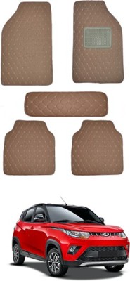 AYW Leatherite 5D Mat For  Mahindra KUV 100(Brown)