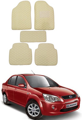 RKPSP Leatherite 5D Mat For  Universal For Car(Beige)