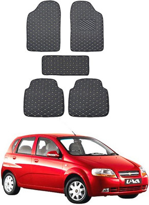 MATIES Leatherite Standard Mat For  Universal For Car(Black)