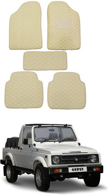 MATIES Leatherite Standard Mat For  Universal For Car(Beige)