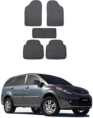 AYW Leatherite 5D Mat For  Tata Aria(Black)