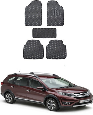 RKPSP Leatherite 5D Mat For  Hyundai BRV(Black)