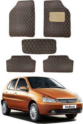 RKPSP Leatherite 5D Mat For  Tata Indica(Brown)