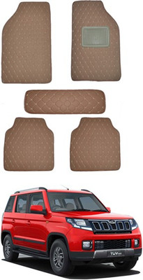 MATIES Leatherite Standard Mat For  Universal For Car(Brown)