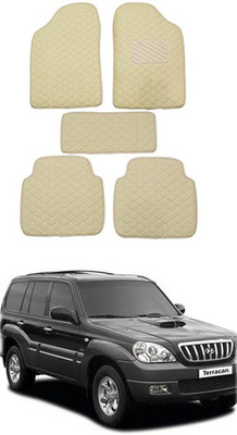 MATIES Leatherite Standard Mat For  Universal For Car(Beige)