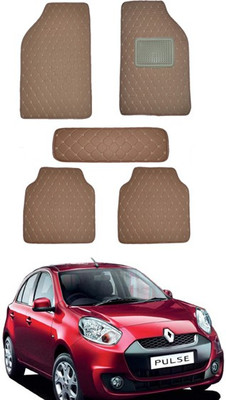 RKPSP Leatherite 5D Mat For  Universal For Car(Brown)