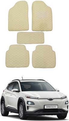 RKPSP Leatherite 5D Mat For  Universal For Car(Beige)