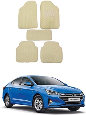 AYW Leatherite 5D Mat For  Hyundai Elantra(Beige)