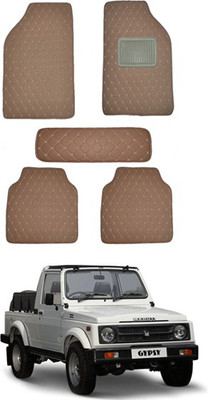AYW Leatherite 5D Mat For  Maruti Suzuki Gypsy King(Brown)