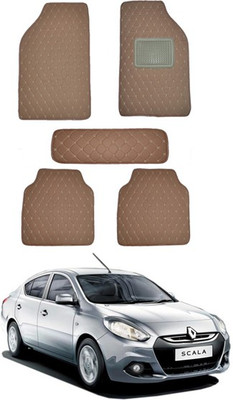 RKPSP Leatherite 5D Mat For  Renault Scala(Brown)
