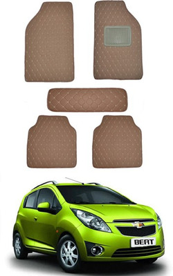 AYW Leatherite 5D Mat For  Chevrolet Beat(Brown)