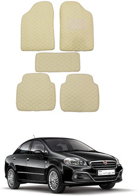 MATIES Leatherite Standard Mat For  Universal For Car(Beige)
