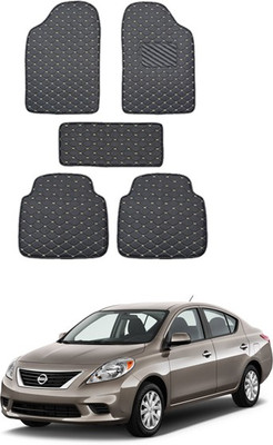 MATIES Leatherite Standard Mat For  Universal For Car(Black)