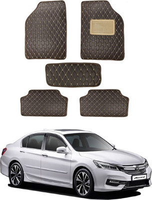 MATIES Leatherite Standard Mat For  Universal For Car(Brown)