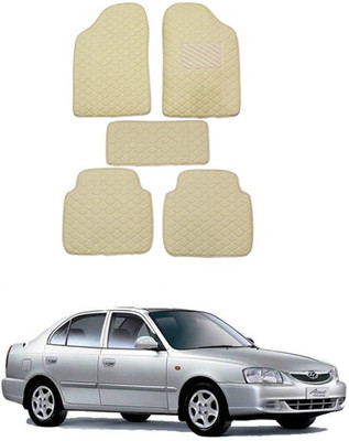 RKPSP Leatherite 5D Mat For  Universal For Car(Beige)