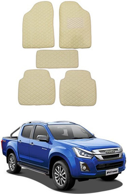 RKPSP Leatherite 5D Mat For  Universal For Car(Beige)
